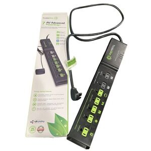 TrickleStar 7 Outlet Power Strip Fireproof Surge Protection IR Motion Sensing